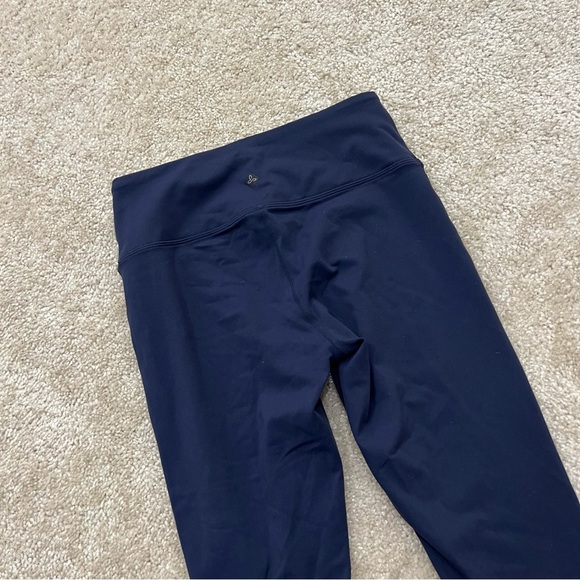 prAna Capri Yoga Active Pants Leggings Navy Blue Size Medium Gym, - Picture 10 of 15